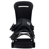Fix Women's January Snowboard Binding - A black snowboard binding with a white logo on the strap that reads "FIX".