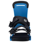 Fix Truce Snowboard Binding 2025 - A blue snowboard binding with a black strap and buckle.