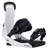 Fix Truce Snowboard Binding - 2025 model with black straps and buckles on a white background.