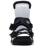 Fix Truce Snowboard Binding 2025 - A black snowboard binding with a white logo on the strap.