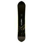 CAPiTA Kazu Kokubo Pro Snowboard 2025 - A black snowboard with a yellow and white logo on top, featuring a mountain graphic at the bottom.
