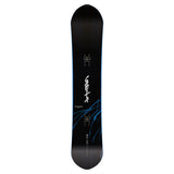 CAPiTA Kazu Kokubo Pro Snowboard 2025 - A black snowboard with blue and white graphics of a man riding it down a mountain.