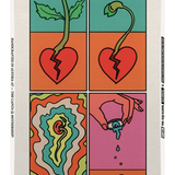 CAPiTA Women's The Equalizer Snowboard 2026 - A snowboard with a white base and black lettering, featuring a stylized illustration of a woman in action on the top sheet.