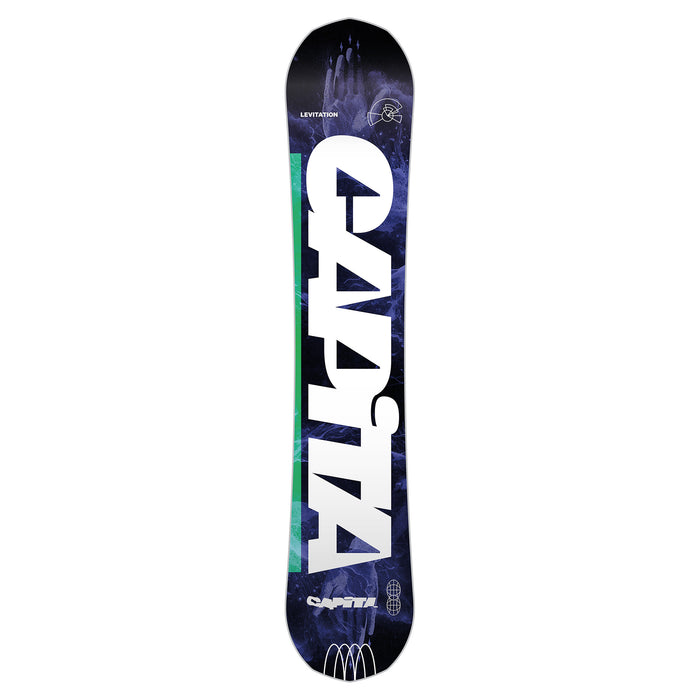 CAPiTA The Outsiders Snowboard 2025- black/purple angle 2