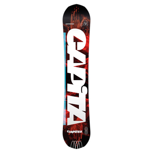 CAPiTA The Outsiders Snowboard 2025- black/red angle 2