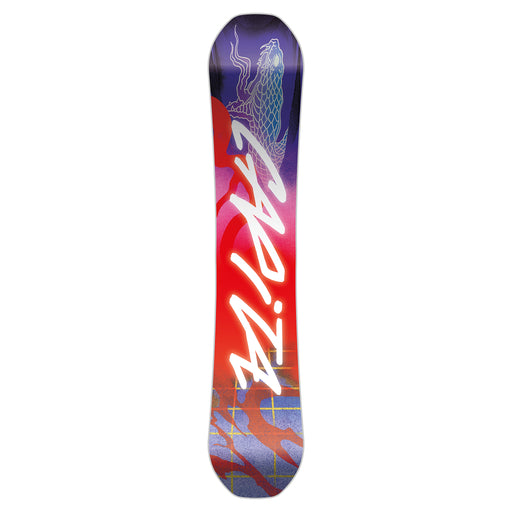 CAPiTA Indoor Survival Snowboard 2025- pink/black angle 2