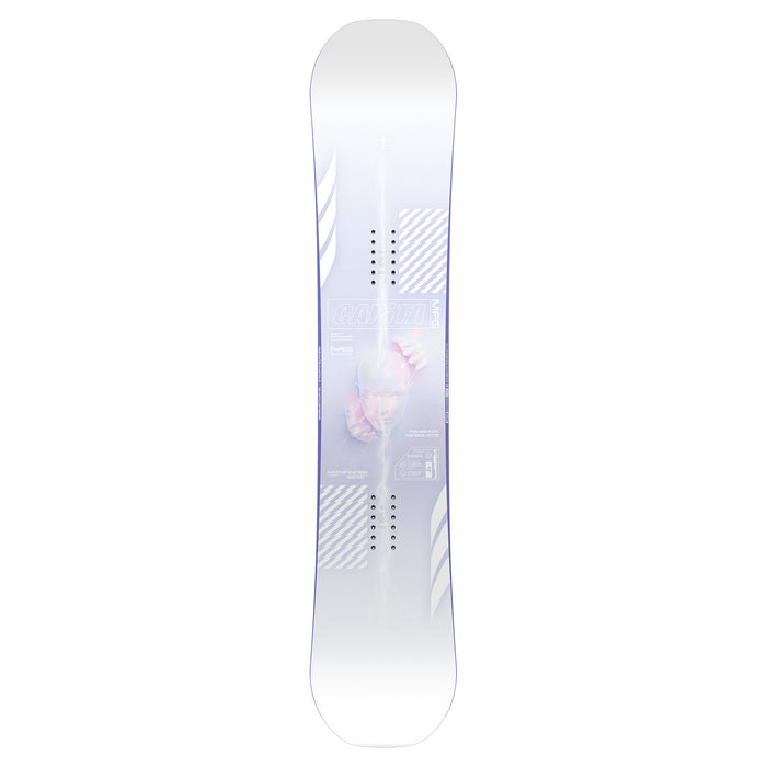 CAPiTA Pathfinder Camber Snowboard 2025- white/purple angle 1