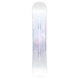 CAPiTA Pathfinder Camber Snowboard 2025 - A snowboard with a white base and blue accents, featuring a graphic of a man's face on the top sheet.