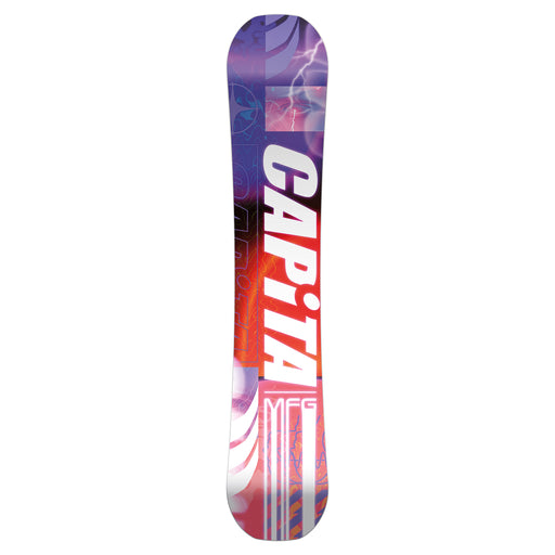 CAPiTA Pathfinder Camber Snowboard 2025- white/purple angle 2