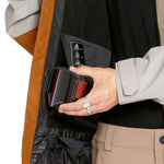 Volcom Nightbreaker 20K Jacket - A black jacket with a white logo on the left chest and a zipper closure.