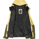 Volcom Brighton FZ Shell Jacket 2025 - A black jacket with a hood, featuring a zip closure and two pockets on the front.