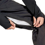 Volcom Men's L GORE-TEX Shell Pant 2025 - Black shell pant with zippered pockets and adjustable cuffs.