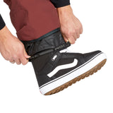 Volcom Men's L GORE-TEX Shell Pant - A pair of black snow pants with a white logo on the left leg.