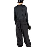 Volcom Men's Longo GORE-TEX Shell Pants 2025 - Black pants with a white logo on the left thigh and a zippered pocket on the right side.