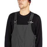 Volcom Men's V.Co Sparta Bib Overall - A pair of black bib overalls with a zippered fly and adjustable straps.
