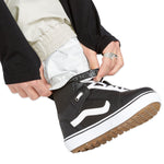 Volcom Men's Arthur 20K Shell Pant - Black pants with a white drawstring and silver snap buttons.