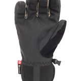 The 686 Men's GORE-TEX Linear Under Cuff Glove 2025 is a black glove with a fleece-lined insulated cuff.