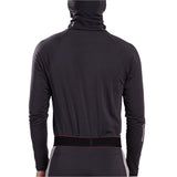 Whitespace Graphene Midweight Base Layer Top 2024 - A black base layer top with a high neck and long sleeves, featuring white graphene logos on both shoulders.