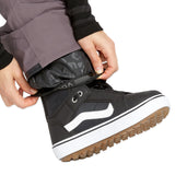 Volcom Women's Knox Insulated GORE-TEX Pant - A pair of black insulated ski pants with a white logo on the left leg.