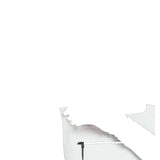 Volcom Women's Elm Stretch GORE-TEX Bib Overall - A white bib overall with a black logo on the left chest and a black zipper down the front.