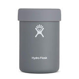 Hydro Flask 12oz Cooler Cup - A gray insulated tumbler with a screw-on lid and a small logo on the front.