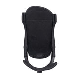 Arbor Women's Sequioa Hillary Jane Snowboard Binding - A black snowboard binding with a geometric pattern on the strap and baseplate, featuring a circular logo in the center of the baseplate.