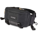 Dakine Hot Laps 2L Hip Pack - A black hip pack with a zippered top and adjustable strap, featuring a small pocket on the front.