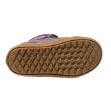 Vans Women's Hi-Standard OG Snowboard Boot 2025 - A pink and purple snowboard boot with a black lace-up front.