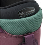 Vans Women's Hi-Standard OG Snowboard Boot 2025 - A black and white boot with a checkered pattern on the tongue.