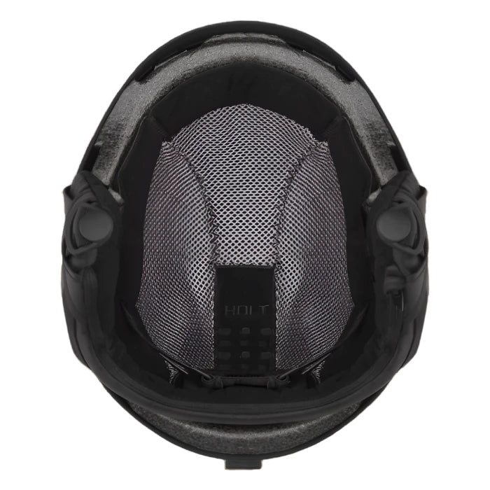 Smith Holt Helmet 2025 - Black helmet with a mesh back panel.