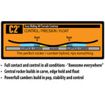 GNU Women's Gloss Snowboard 2025 - A glossy snowboard with a reflective finish, featuring a sleek and modern design.