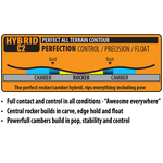 Lib Tech T-Rice Pro Snowboard 2025 - A snowboard with a black base and yellow accents, featuring a distinctive "T" logo on its top surface.