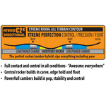 Lib Tech Terrain Wrecker Snowboard 2025 - A snowboard with a blue and white graphic design featuring a cartoon-style illustration of a mountainous landscape.