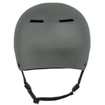 Sandbox Icon Brain Bucket Helmet 2025 - A dark gray helmet with a rounded top and two small ventilation holes near the front.