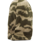 Volcom Men's Travelin Hood Thingy Neck Warmer - A camouflage-printed neck warmer with a hood and elasticated edges.