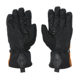 Volcom Men's V.Co Nyle Glove 2025 - Black gloves with white stitching and a black strap on the wrist.