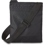 Dakine Jive Crossbody Bag 2025 - A black crossbody bag with a zippered pocket on the front and adjustable strap.