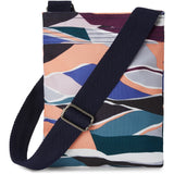 Dakine Jive Crossbody Bag 2025 - A navy blue crossbody bag with a white and gray abstract pattern on the front.