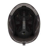 Kids MIPS ski helmet interior view with padding and vent channels