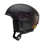 Smith Method Pro MIPS helmet, dark-and-lavender speckle finish with side vents and chin strap.