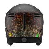 Smith Method Pro MIPS helmet, dark speckle graphic with rear vents and chin strap.