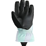 Obermeyer Junior's Lava Glove 2025 - A black glove with a textured palm and fingers, featuring a small logo on the wrist cuff.