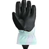 Obermeyer Junior's Lava Glove 2025 - A black glove with a textured palm and fingers, featuring a small logo on the wrist cuff.