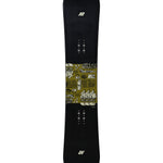K2 Afterblack Snowboard 2025 - Black/Green Angle 1