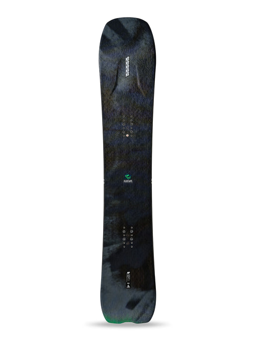 K2 Alchemist Snowboard 2025 - Black/Blue Angle 1