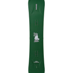 LIMITED EDITION: K2 x Gabe Ferguson Antidote snowboard features a dark green design with white graphics.