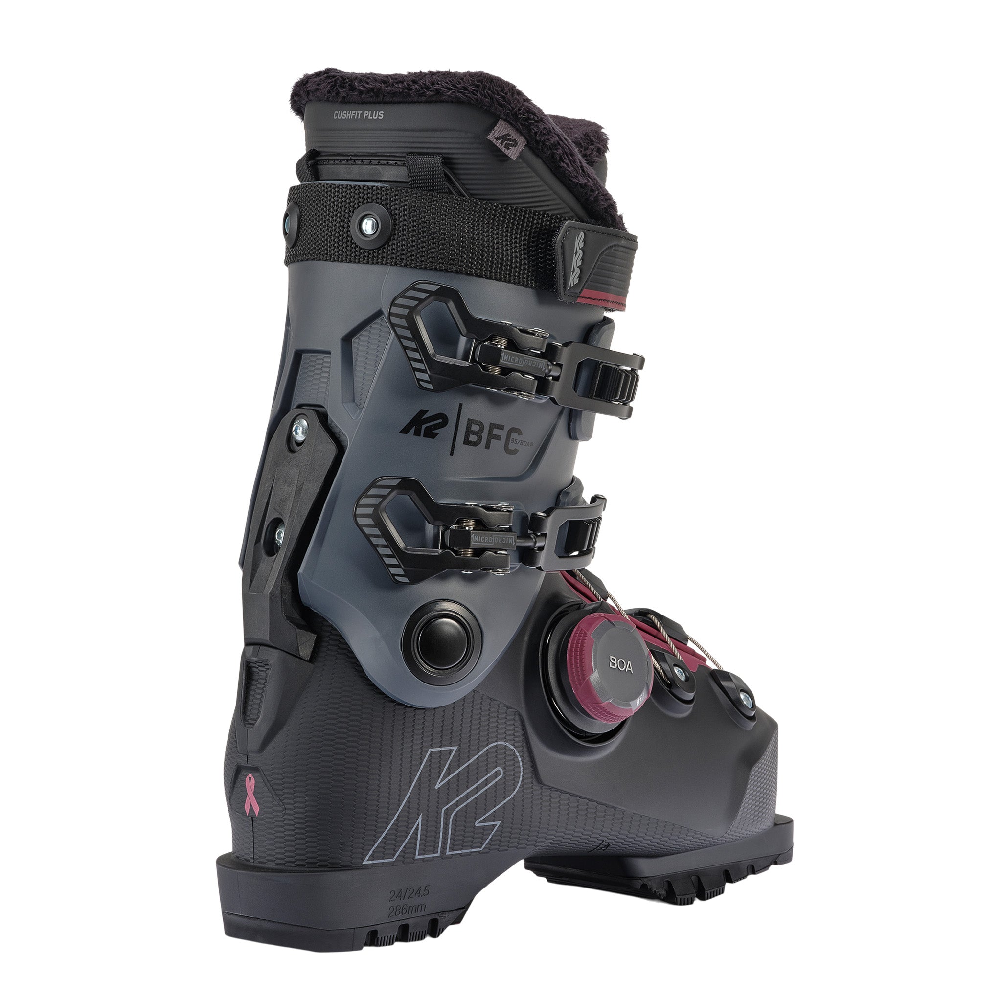 BFC Women's 95 B.O.A  Boot 2025 - Black/Pink Angle3