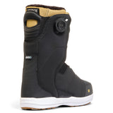 Black K2 Contour snowboard boot features a gray sole and BOA lacing system.