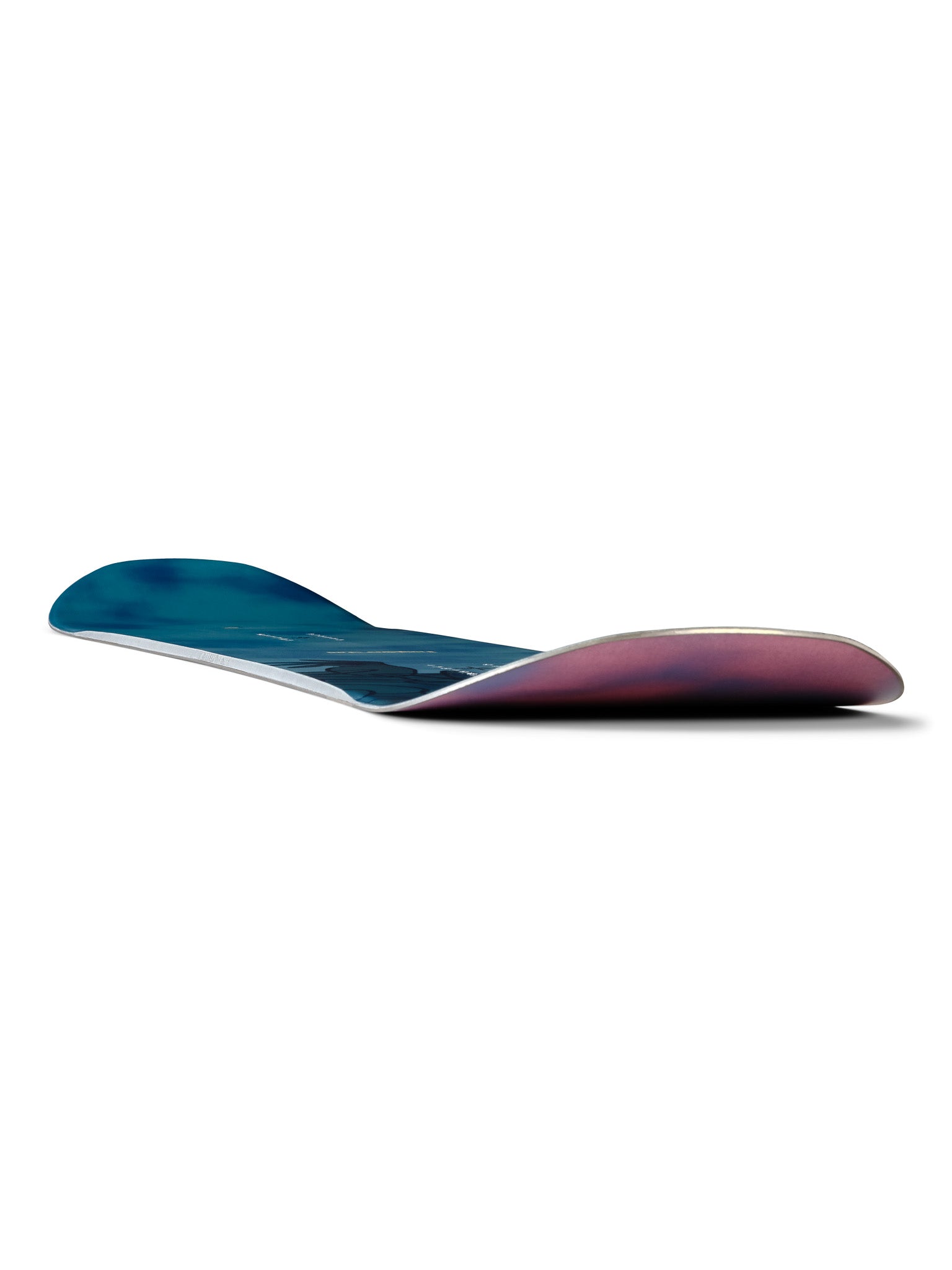 K2 Dreamsicle 2025 snowboard features a blue and purple gradient design.