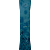 K2 Dreamsicle snowboard features a vibrant blue and pink floral design.